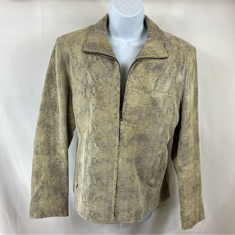 BERNARDO Snakeskin Jacket 